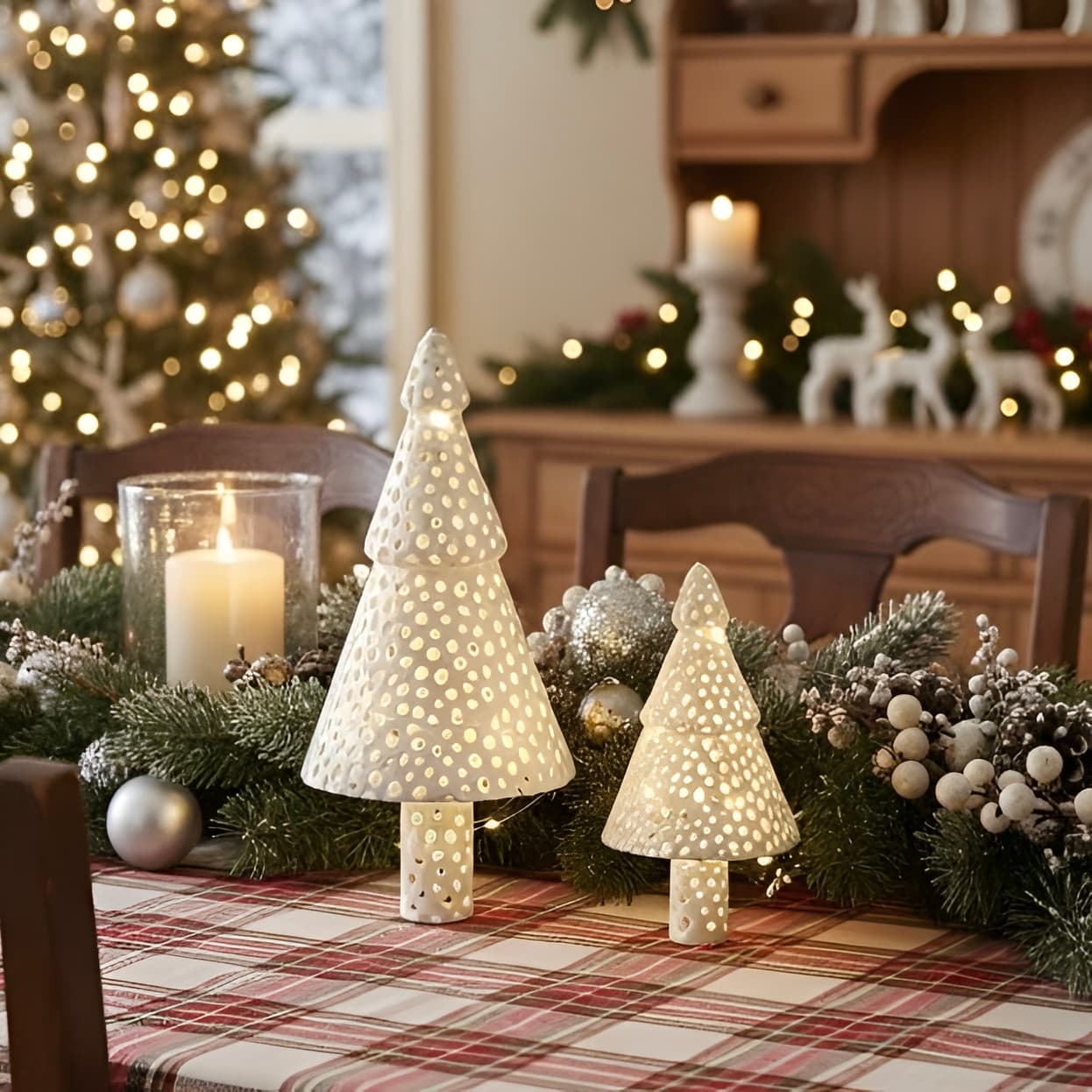 voronoi Christmas tree - slika 1-bolja kvaliteta