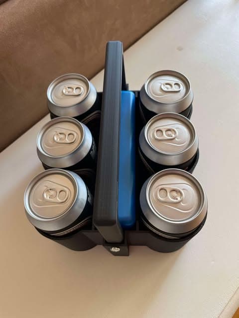 6 pack beer can holder - slika 1