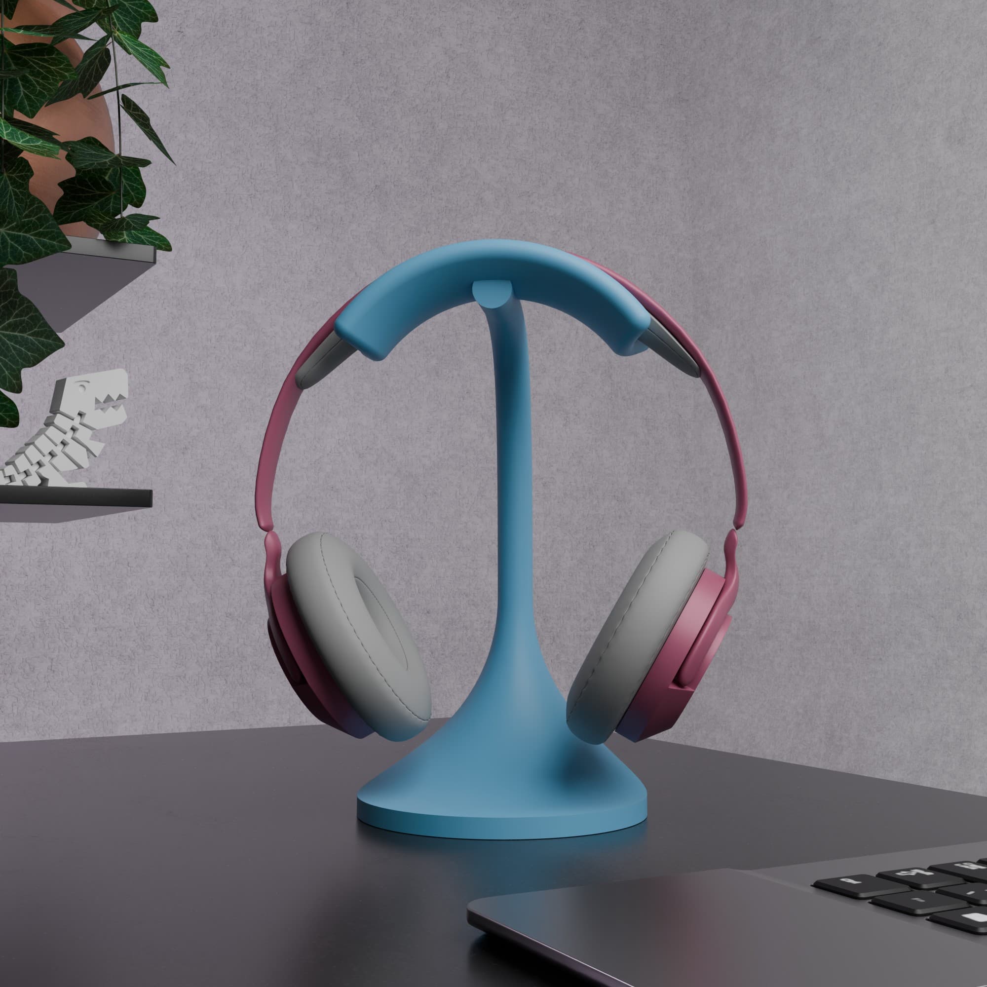 Stalak za slušalice SoundNest - plava