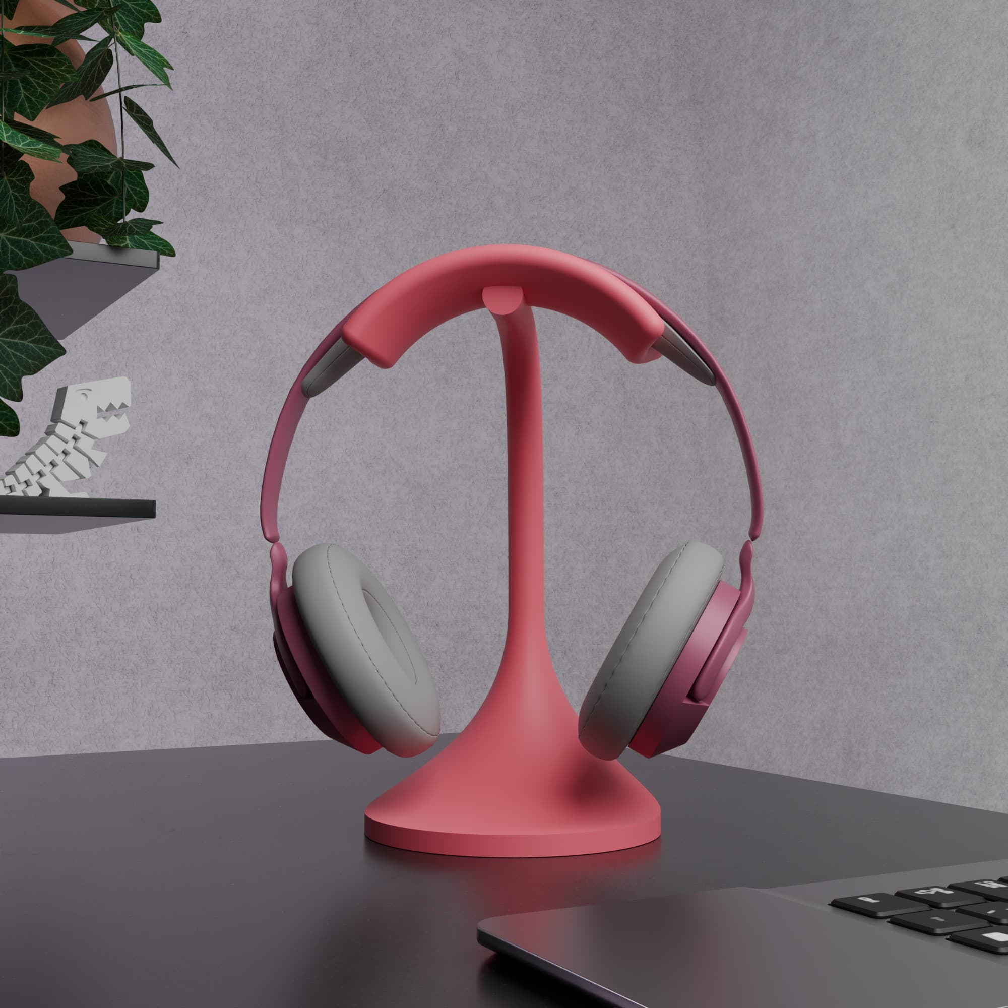 Stalak za slušalice SoundNest - roza