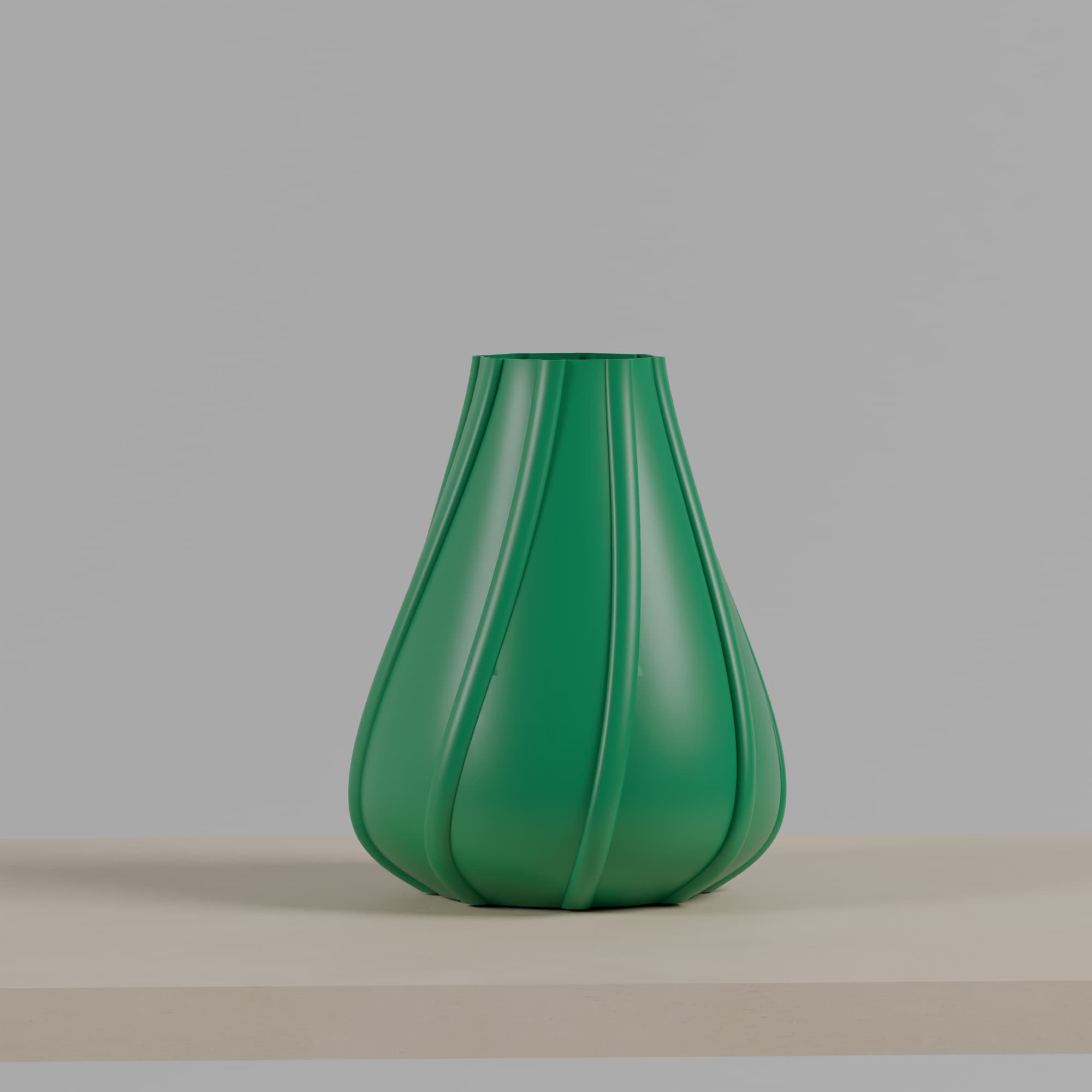 Vaza Chubby - tamno zelena