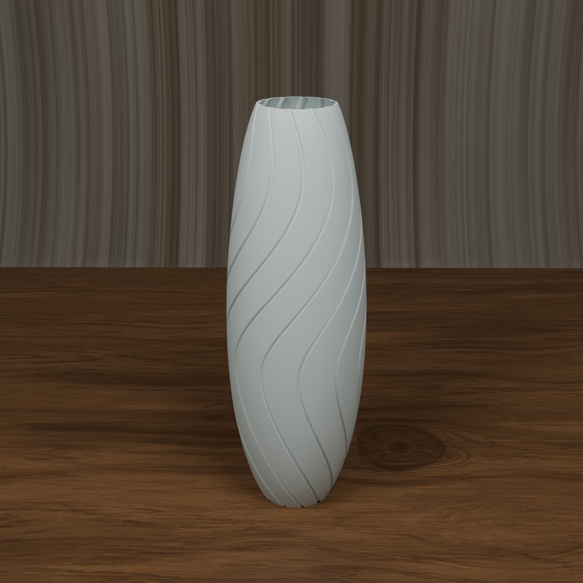 Vaza Spiral Wave - bijela