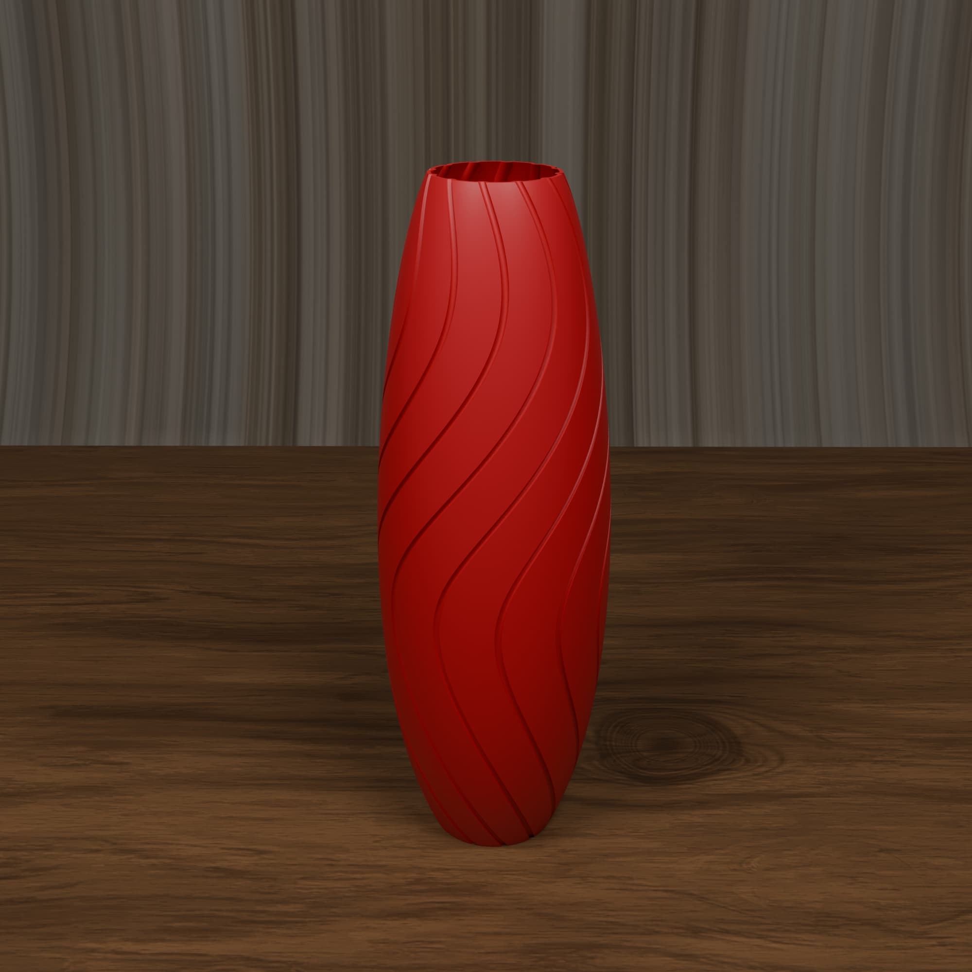 Vaza Spiral Wave - crvena