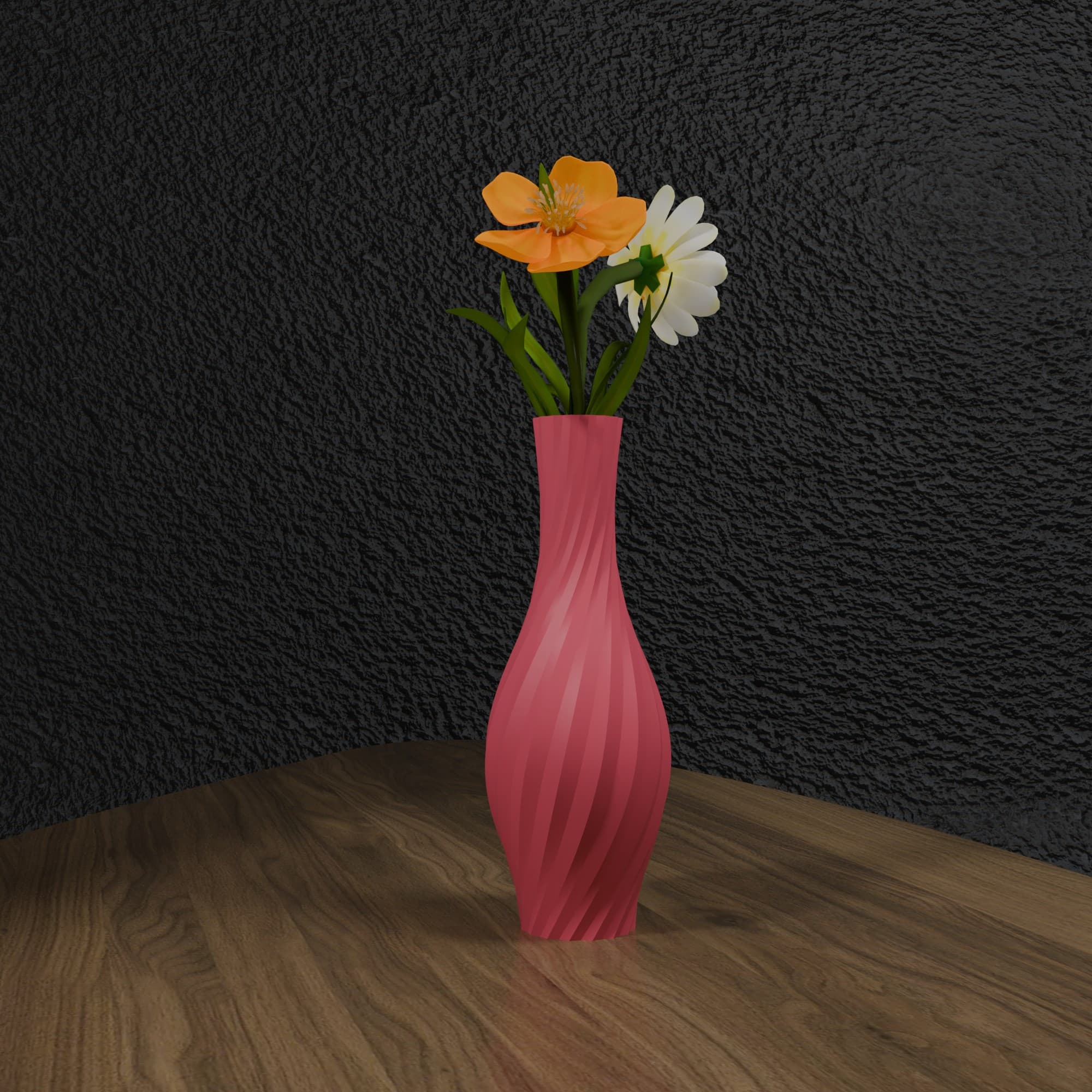 Vaza Twist Elegance - roza